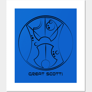 Great Scott! - Circular Gallifreyan Posters and Art